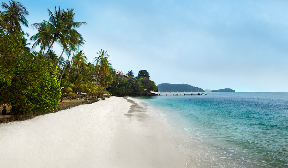 Serenity and fun come together at Cape Panwa beach. 