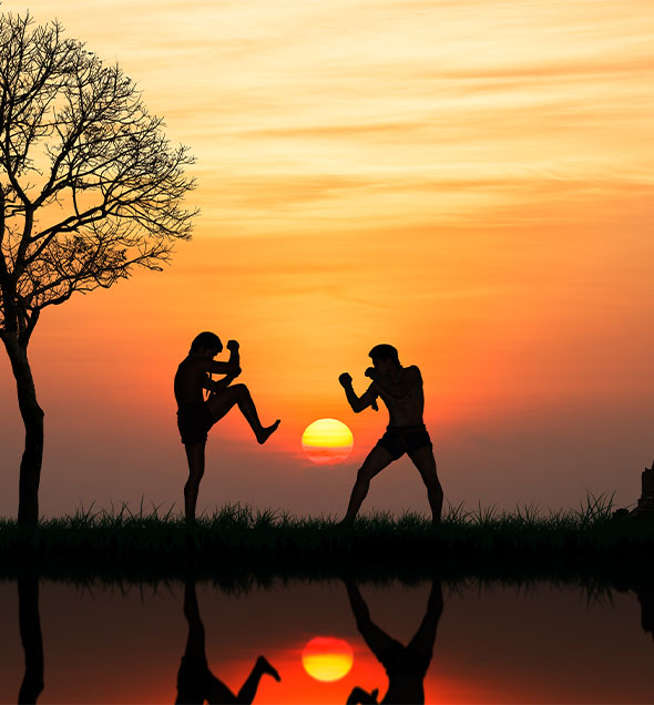 Learn Muay Thai boxing.